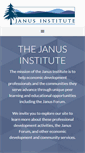 Mobile Screenshot of janusinstitute.org